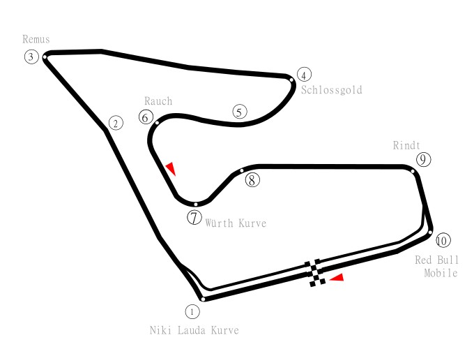 Red Bull Ring — Sunday, October 4, 2026